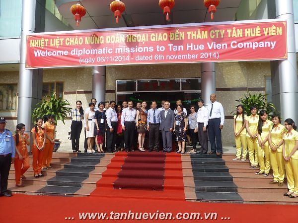 6/11/2014 : TIẾP ĐÓN ĐOÀN NGOẠI GIAO