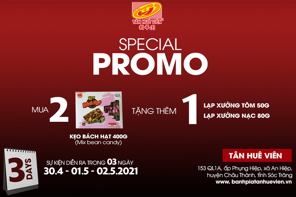 Tưng bừng sự kiện Special Promo Tân Huê Viên