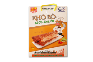 KHÔ BÒ SẢ ỚT HỘP 100GR