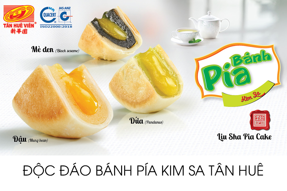 Độc báo bánh Pía kim sa Tân Huê Viên Sóc Trăng