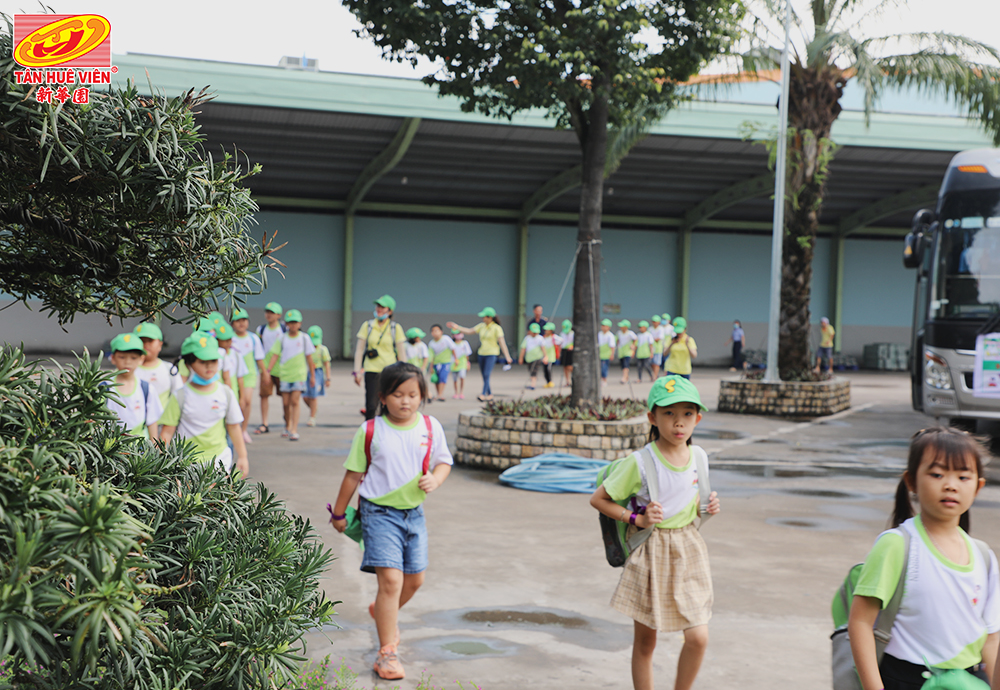 Trẻ em trường Toán trí tuệ Superbrain tham quan Điểm du lịch Tân Huê Viên