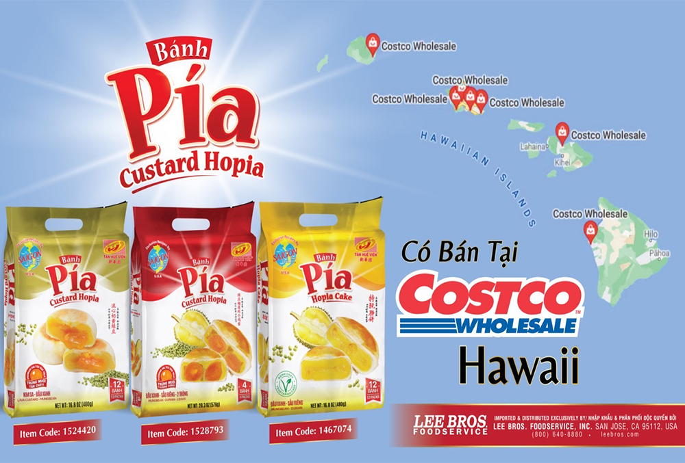 7 nhà kho Costco tiểu bang Hawaii đã có bánh Pía Tân Huê Viên