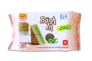 BÁNH IN NẾP THAN ĐẬU XANH DỨA (BỌC 8 MIẾNG)